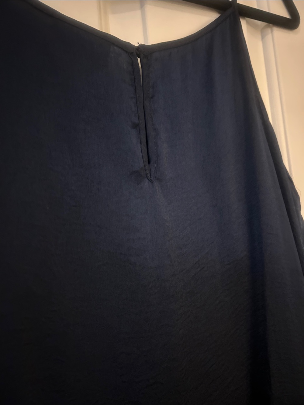 Wit & Wisdom Navy Ruffle-Shoulder Mini Dress - Picture 6 of 8